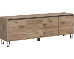 Balton Lowboard Viking Eiken licht basaltgrijs - 40x184x64cm
