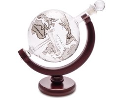 Balvi Karaf Whiskey 800 Ml 22 X 20,5 Cm Glas/hout Bruin