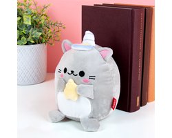 Balvi Kawaii Kat Boekensteun - Grijs/ster