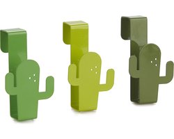 Balvi keukenkasthaakjes Cactus x3 metaal