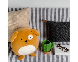 Balvi Kussen Hond Woof Bruin Superzcht Polyester 29 x 25 x 22 cm