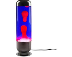 Balvi lavalamp Capsule paars rood metaal