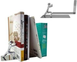 Balvi Mister Strong - Boekensteun - Zilver - RVS