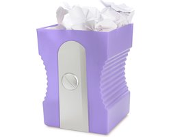 Balvi Papierbak Prullebak Vuilbak Potloodslijper Paars Violet Mauve