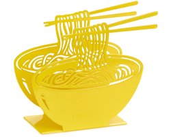 Balvi servethouder Ramen geel metaal