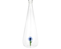 Balvi Waterfles Karaf Anemoon Blauw 1L Glas
