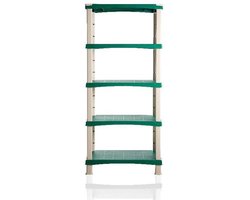 Bama Futuro Opbergsysteem 5 Planken 80x40x174 cm Groen