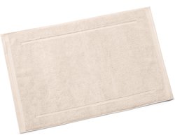 Bamatex Home Textiles - Collectie Emotion - Badmat – 50 x 80 cm - BEIGE - 2 stuks - Egeïsche gekamde katoen- 540 g/m2