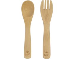 BamBam Bamboe Babybestek vork & lepel - Baby cadeau