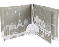 BAMBAM Stoffen boek 'the world is your playground' - Baby cadeau