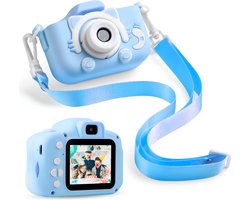 Bambini Kindercamera - Digitale Kindercamera - Kinder camera - Digitale camera - Fototoestel voor kinderen - 1080P HD - Blauw