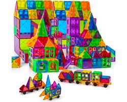 Bambini Magnetic Tiles - Magnetisch Speelgoed - Magnetisch Speelgoed Bouwblokken - 100 Stuks - Montessori Speelgoed