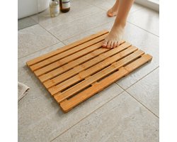 Bamboe badmat - 60x37 cm - antislip