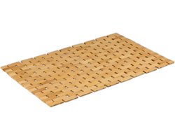 Bamboe badmat - Antislip - 1 stuk - 60 x 40 cm - Onderhoudsvriendelijk