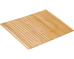 Bamboe badmat - Antislip - Onderhoudsvriendelijk - 1 stuk - Natuurlijk