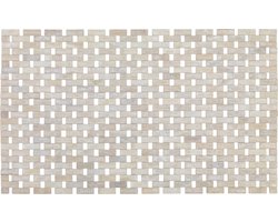Bamboe Badmat / Houten douche mat white wash met anti slip