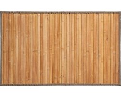 Bamboe badmat naturel - 80 x 50 cm