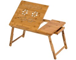 Bamboe Bedtafel - Tafeltje - Voor op bed - Ontbijttafel- Laptoptafel