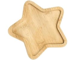 Bamboe Dienblad - Houten Schotel - Decoratief Gebruik - Natuurlijk Materiaal - Zoals Afgebeeld - Natuurlijk