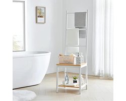 Bamboe Dressboy met Planken 133x40x42 cm