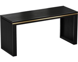 Bamboe Eetbank - Lange Houten Bank - Woonkamer Hal - Robuuste Stabiliteit - 85 cm Breed - Naturel