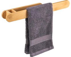 Bamboe Handdoekhouder - Natuurlijk Design voor Keuken en Badkamer