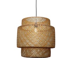 Bamboe hanglamp Santi -Ø50cm- ronde bamboe hanglamp - 4Shine