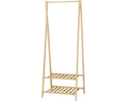 Bamboe kledingrek Öckerö 150x60x40 cm