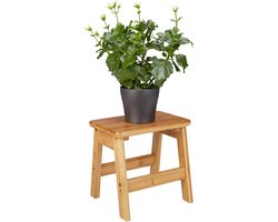 Bamboe kruk - opstapkruk - opstapje - houten krukje - voetenbank