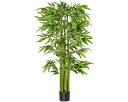 Bamboe Kunstplant Bamboe 160 cm Hoog - Groen