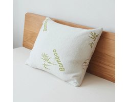 Bamboe kussen - MSS Bamboo Kussen - Origineel Bamboo Kussen - Cool Comfort - Memory Foam - Zacht, Koel & Drukverlagend - bamboo pillow