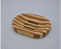 Bamboe luxe zeephouder Panda - Zeepplankje - Zeepschaaltje - Zeepbakje - Shampoo bar plateau