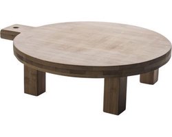 Bamboe Mini Tafeltje D25xh8cm