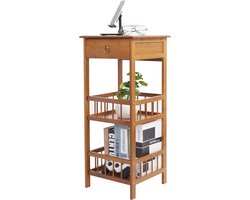 Bamboe Nachtkastje - Nachtkastjes - Bijzettafels - Nachtkastje modern - 78 X 30 X 30 cm