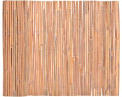 Bamboe Omheining - Tuinhek Bamboe - Tuin Decoratie - Natuurlijke Stijl - 100 x 400 cm - Bruin