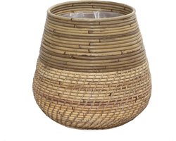 Bamboe Plantenmand - Ø40xH33 cm - Bloemenmand