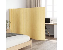 Bamboe Ruimteverdeler - Scherm Kamerverdeler - Interieur Verdelen - Opvouwbaar Ontwerp - 600 x 165 cm - Natuurlijk Licht
