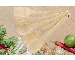 Bamboe Salade en Kookgerei Set