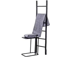 Bamboe sauna handdoek XXL grijs 200x90cm