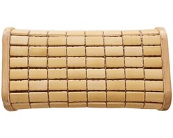 Bamboe sauna hoofdsteun kussen, houten neksteun hoofdsteun sauna accessoires hoofdsteun voor ontspanning thuis sportschool sauna's spa's stoombaden