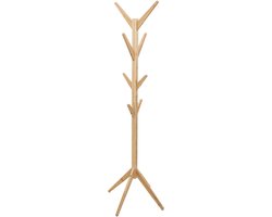 Bamboe Staande Kapstok - 8 Haken - 178cm hoog