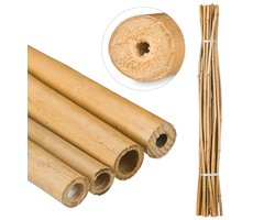 bamboe stokken 150 cm - set van 25 - plantensteun