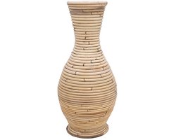 Bamboe Vaas, naturel H50cm