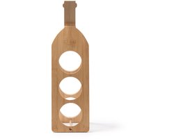 Bamboe wijn-flessenrek