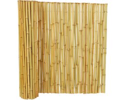 Bamboebaas® bamboemat Midi - 180x100 cm - Naturel - Natuurlijke afscheiding - Schutting op rol - Duurzaam bamboe - Meer privacy - Tuin & balkon - Eenvoudige montage