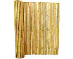 Bamboebaas® bamboemat Midi - 180x120 cm - Naturel - Natuurlijke afscheiding - Schutting op rol - Duurzaam bamboe - Meer privacy - Tuin & balkon - Eenvoudige montage