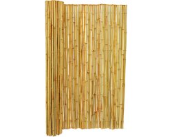 Bamboebaas® bamboemat Midi - 180x150 cm - Naturel - Natuurlijke afscheiding - Schutting op rol - Duurzaam bamboe - Meer privacy - Tuin & balkon - Eenvoudige montage