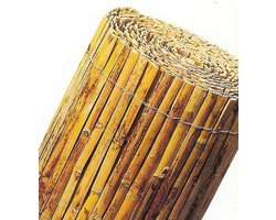 Bamboematten balkonscherm tuinscherm gespleten 1x5m