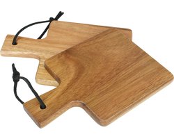 Bamboo Mini Serving Plate 9x14xh1cm Set2