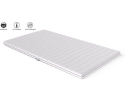 Bamboo Topdekmatras 140x200 Koudschuim de Luxe - Circa 9 cm dikke Topper 140X200